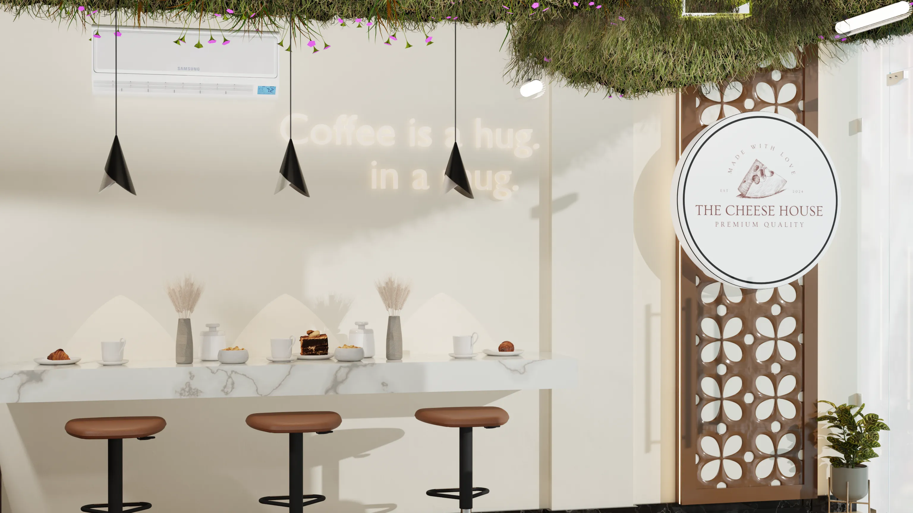 Overview of the Café Interior